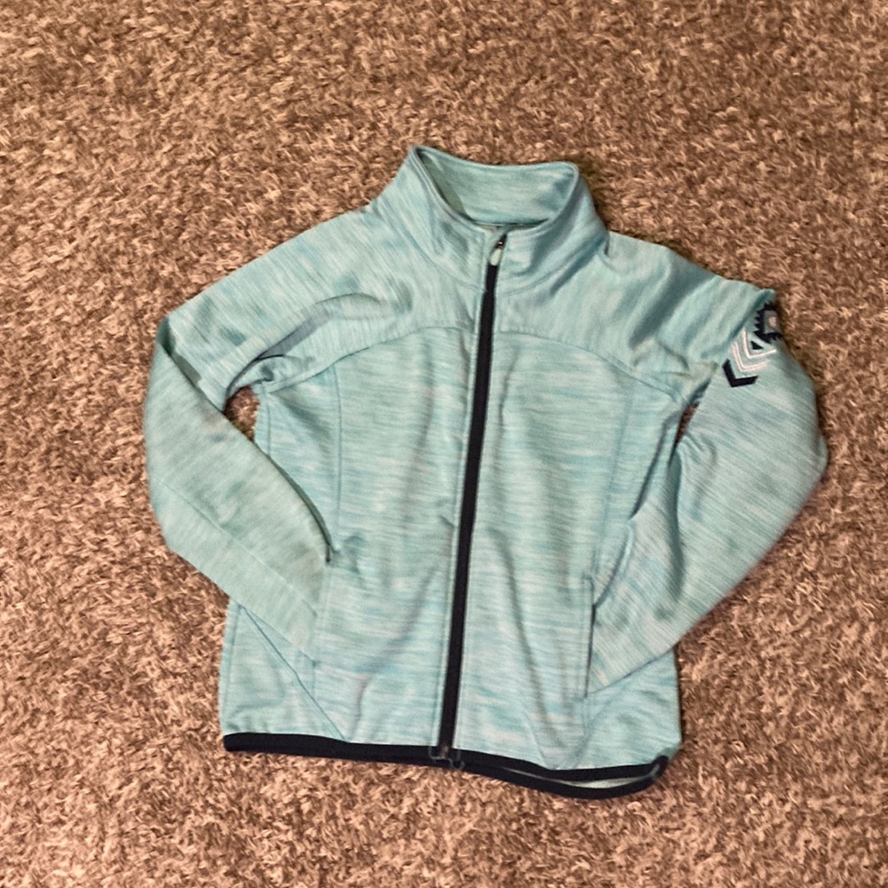 Soft shell jacket turquoise medium 8 youth girls embroidered Cruel Girl western